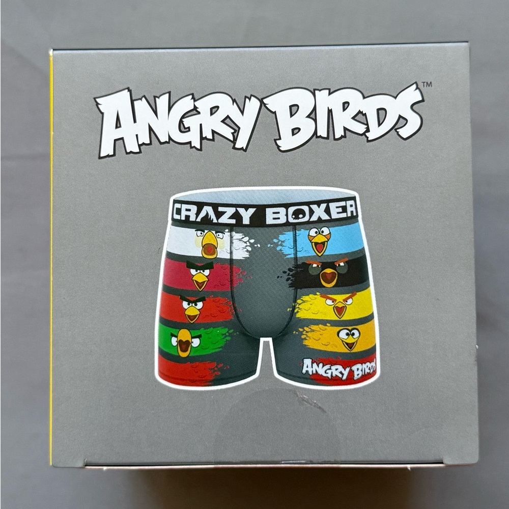 Crazy Boxer Angry Birds Men's Boxer Briefs - Multicolor